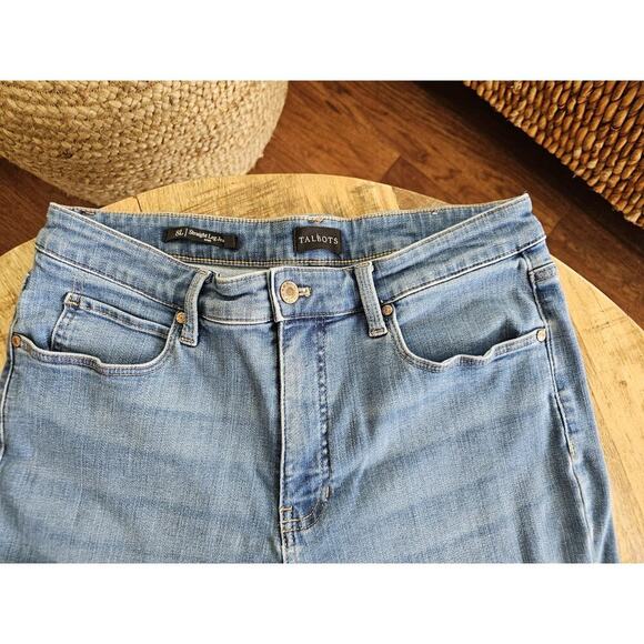 Talbots Denim Jeans Women’s Size 8 Long Tall Stretch Straight Leg - Picture 5 of 10